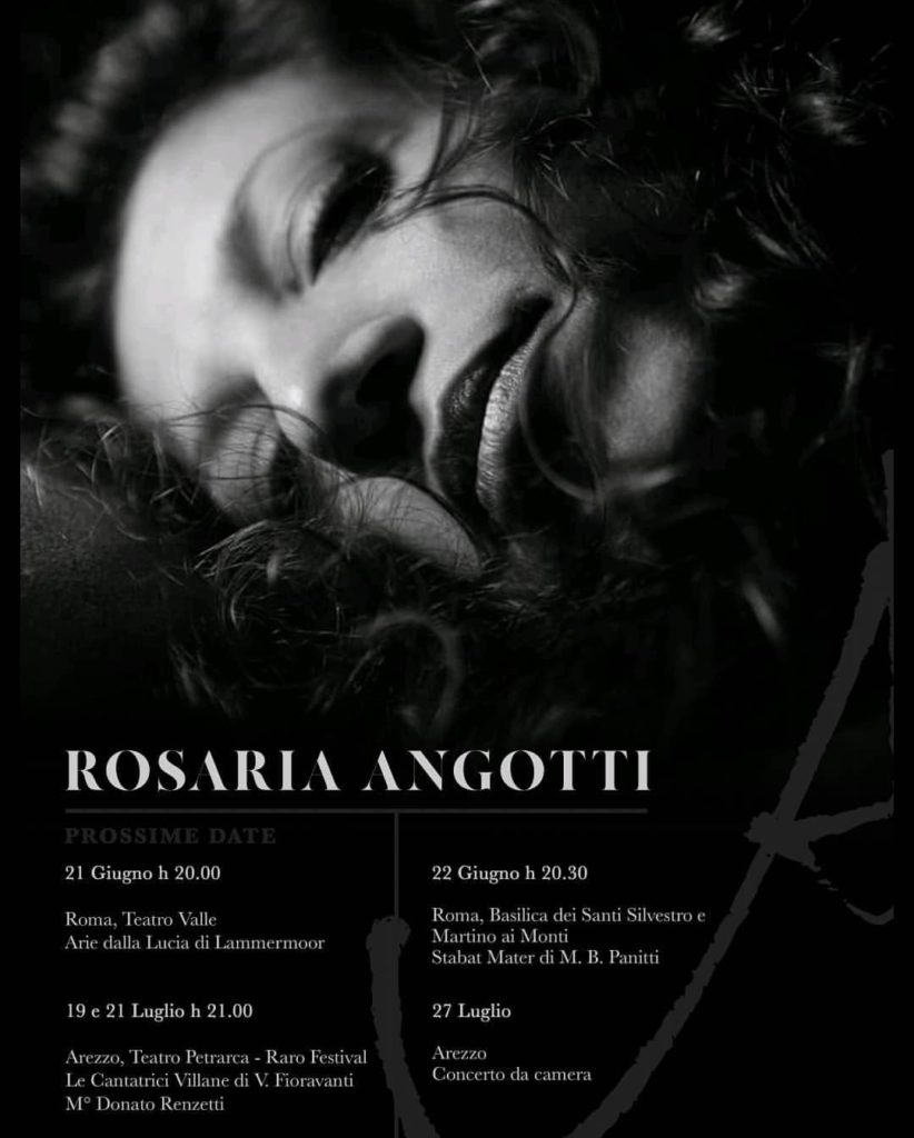 Rosaria Angotti, eventi futuri